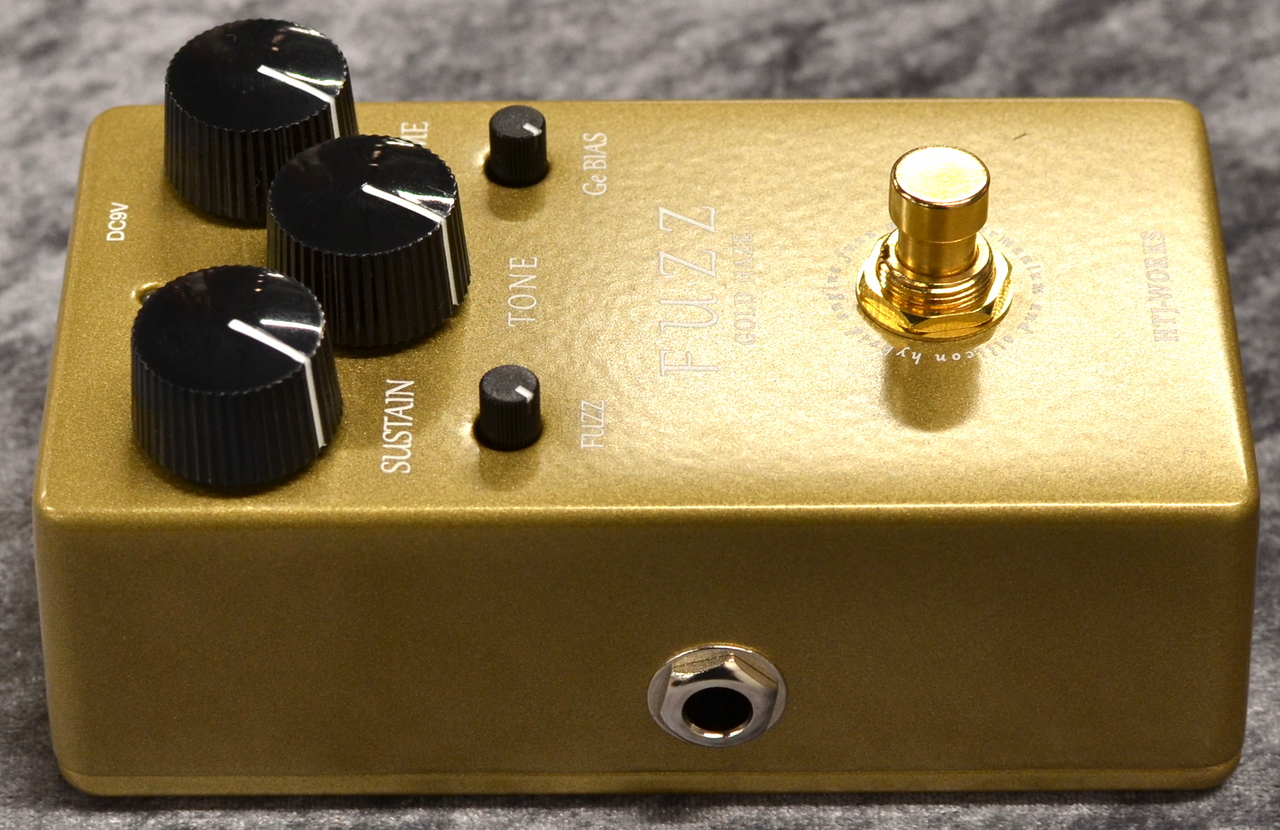 HTJ-WORKS GOLD HAZE FUZZ -Gelmanium & Silicon engine ～Light Gold