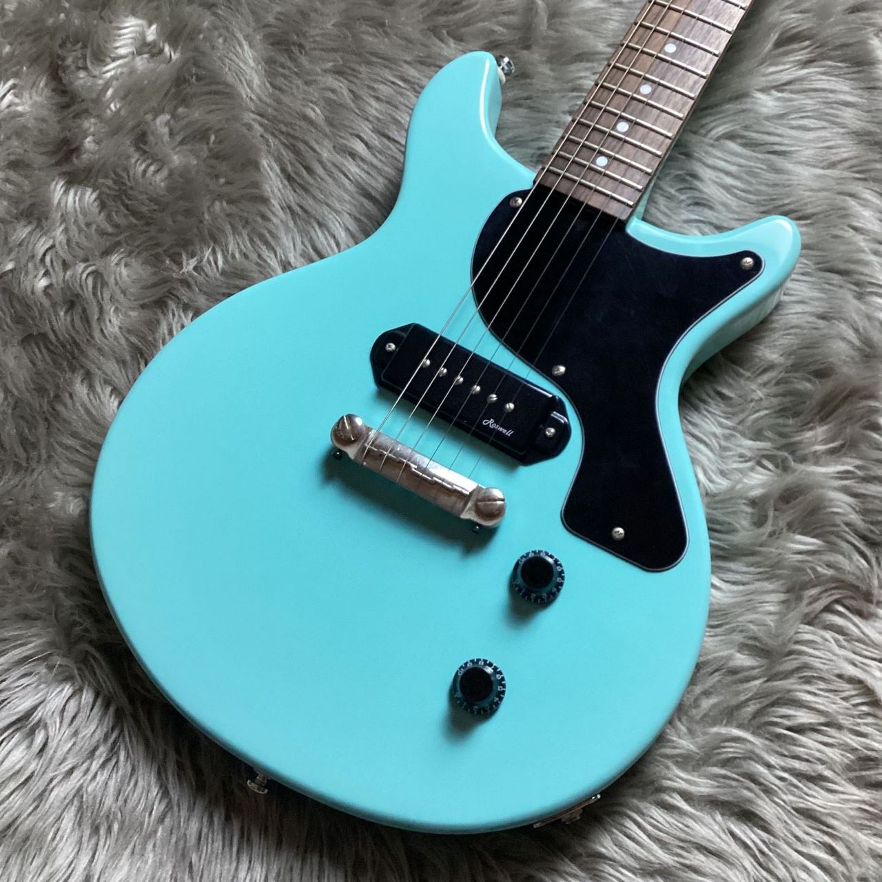 Harley Benton DC-Junior PB[ケース&おまけ付き！] Harley Benton DC-Junior Pelham Blue – United States