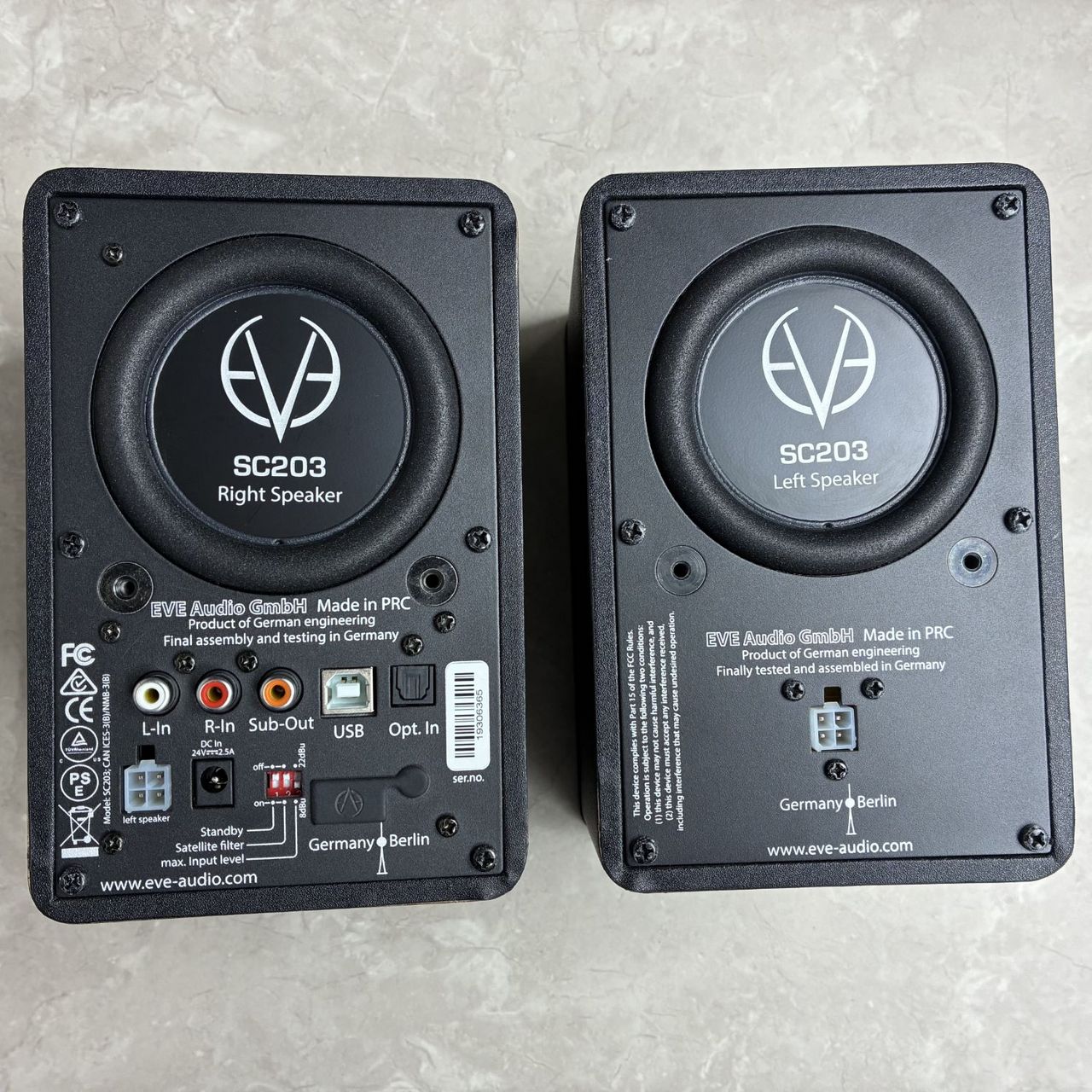 EVE Audio [数量限定特価]SC-203 モニタスピーカーSC203 【店頭展示品 