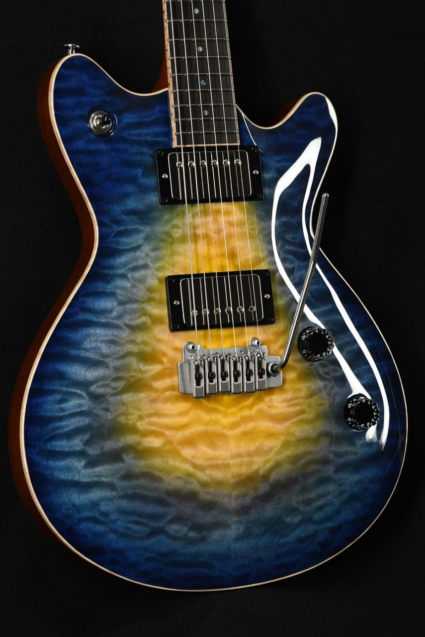 キ*―様 [セール] T's guitar ARC-STD22 T's Guitars Arc-STD22 Quilt Yellow to Blue Burst S/N:051685C（新品