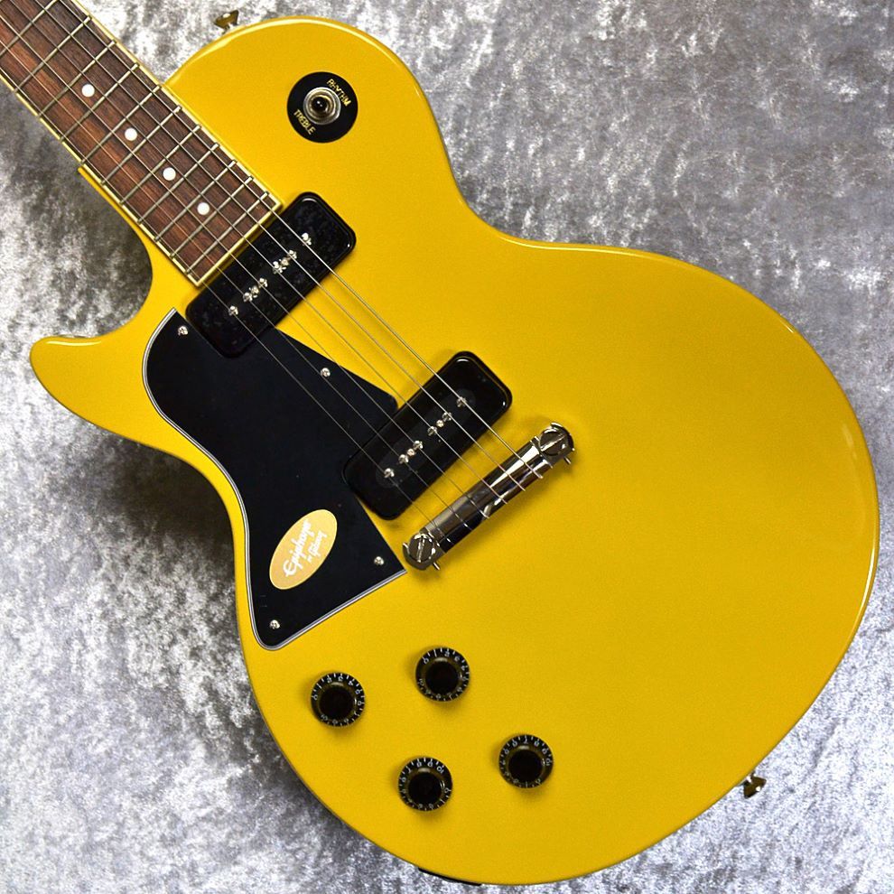 極上品 Epiphone LesPaul イエロー純正ケース付き Epiphone Les Paul Special TV Yellow LEFT(新品/送料無料