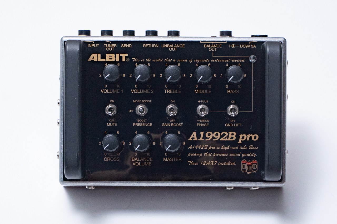ALBIT A1992B Pro custom 真空管ベースプリアンプ ALBIT 【入荷待ち、ご予約受付中】 A1992B pro Custom [IKEBE