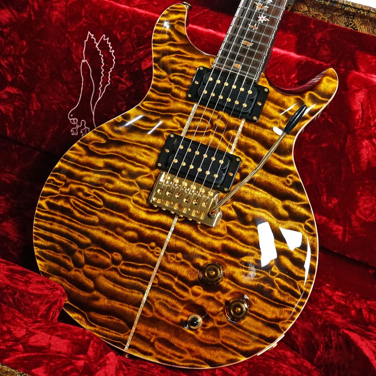 Paul Reed Smith(PRS) PS11073 Santana II Tiger Eye 1-Piece Quilt