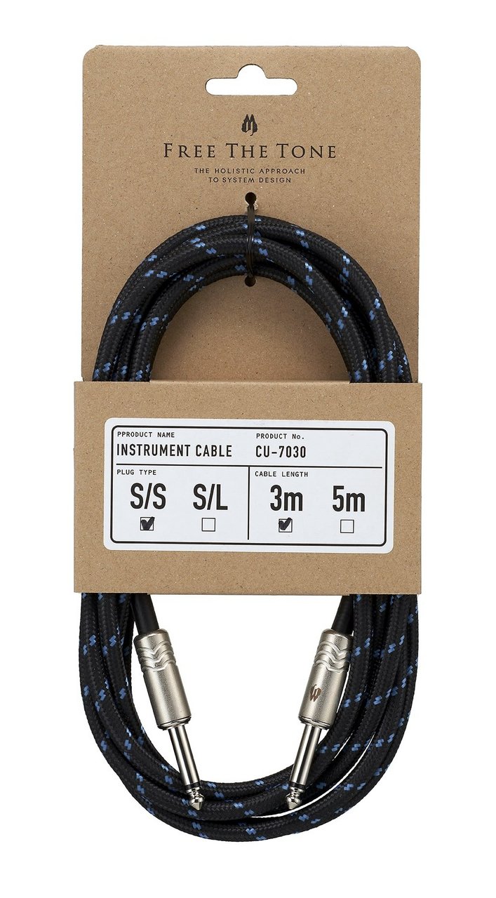 その他 FREE THE TONE   INSTRUMENT CABLE  s/s 3m Free The Tone CU-7030 3m S/S INSTRUMENT CABLE 3メートル