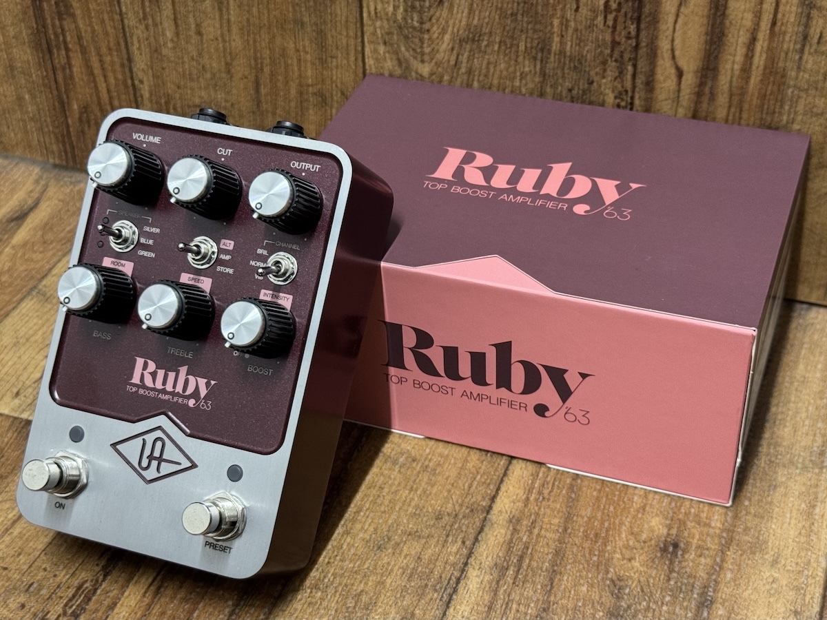 3月31日まで出品　UAFX Ruby Top Boost Amplifier Amazon.com: Universal Audio UAFX Ruby '63 Top Boost