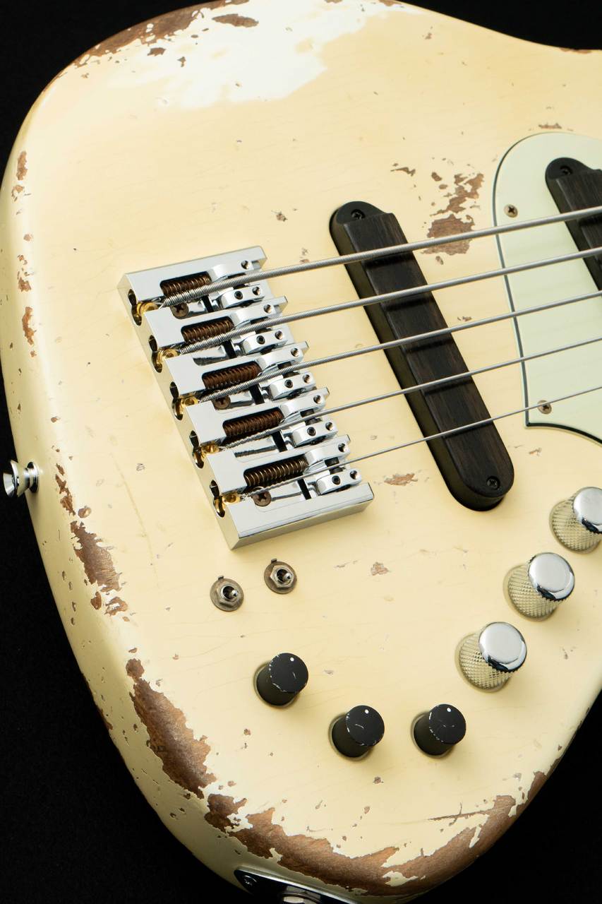 Xotic XJ-1T 5st Heavy Aged w/Matching Head -Vintage White-（新品