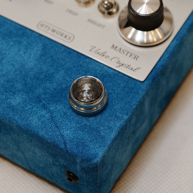 HTJ-WORKS Valve Crystal 12AX7 Tube Preamp Silver Top Dark Blue