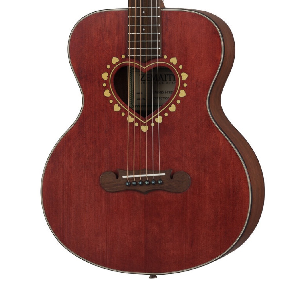 Zemaitis CAM-85H Faded Red ミニアコースティックギター（新品/送料無料）【楽器検索デジマート】