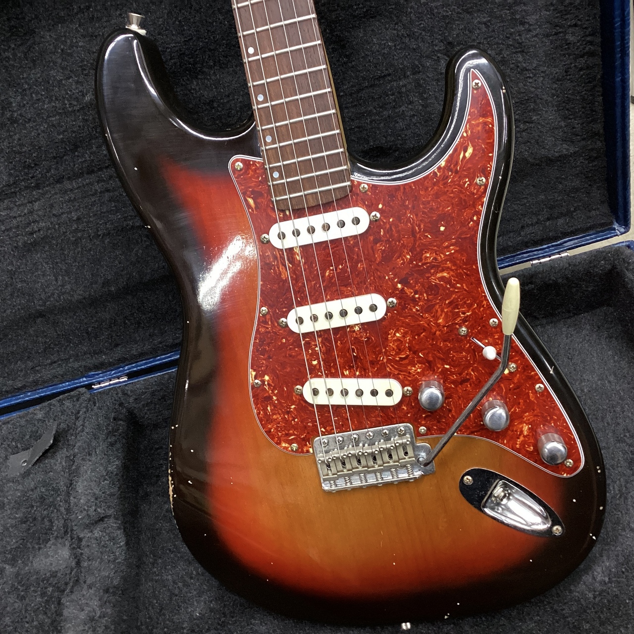 ギター Franchin Guitars Classic Aged Mercury/3-Color Sunburst #13980922 (フランシン  ストラトキャスター)（新品）【楽器検索デジマート】