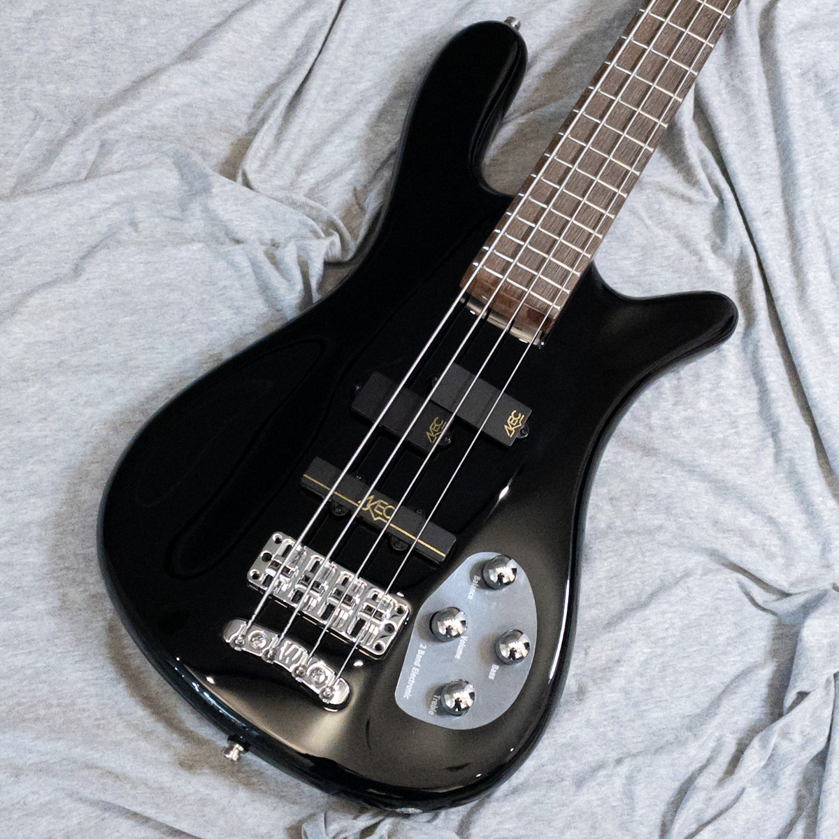 Warwick RockBass Streamer NT I 4st Black Solid High Polish（B級
