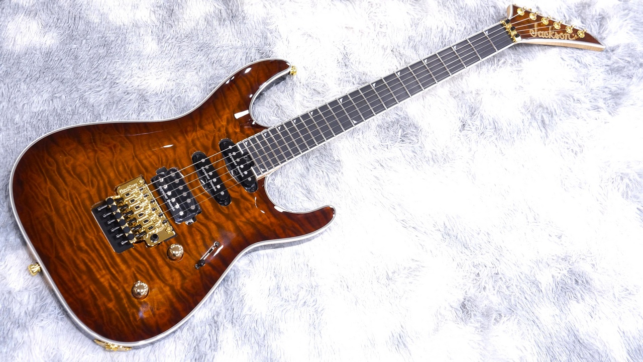 Jackson Pro Plus Series Soloist SLA3Q Amber Tiger Eye【特価