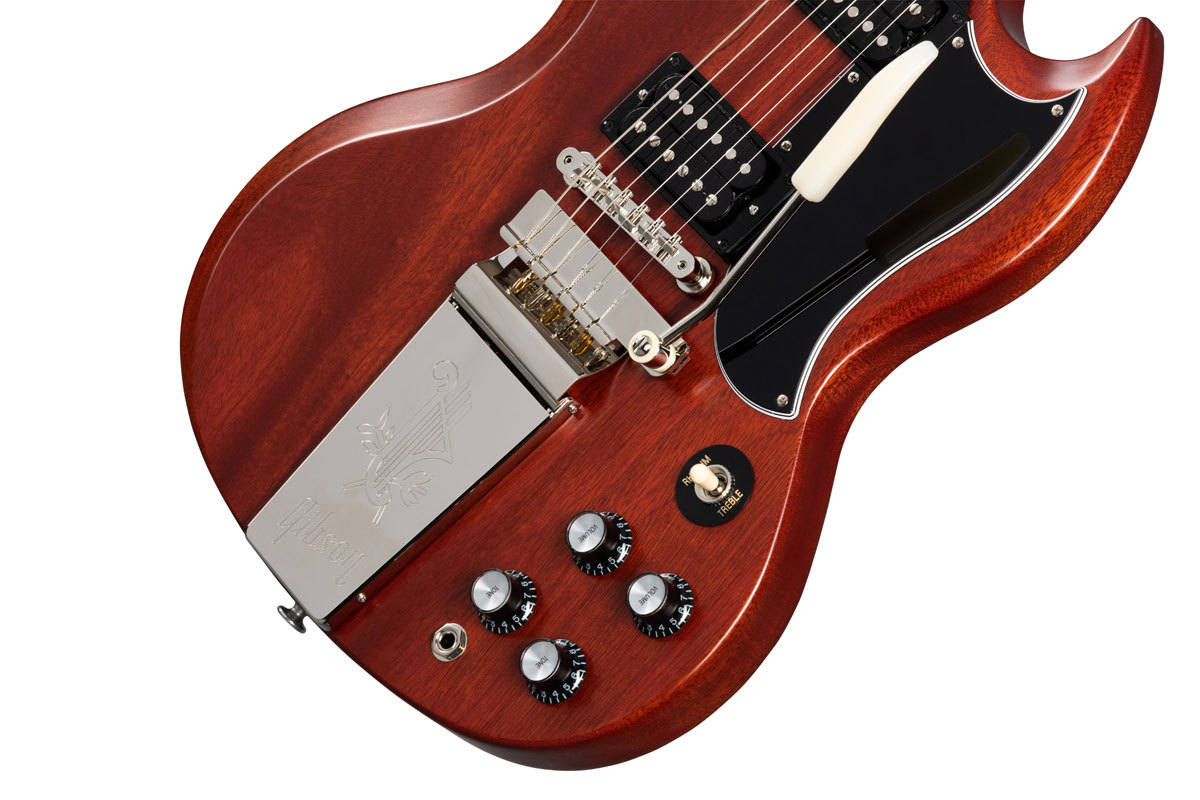 Gibson USA / SG Standard 61 Maestro Vibrola Faded Vintage Cherry