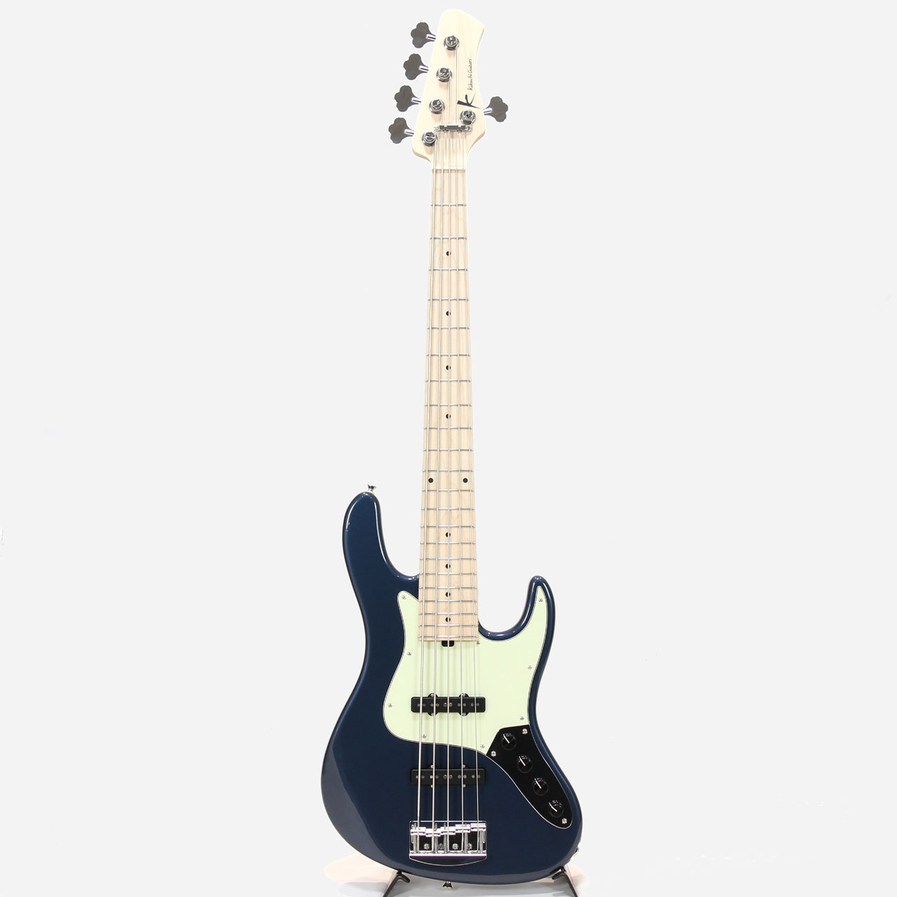530　5弦ベース Kikuchi Guitars Hermes RV5　紺色 Kikuchi Guitars Hermes RV5 Dark Lake Placid Blue 国産 5弦ベース