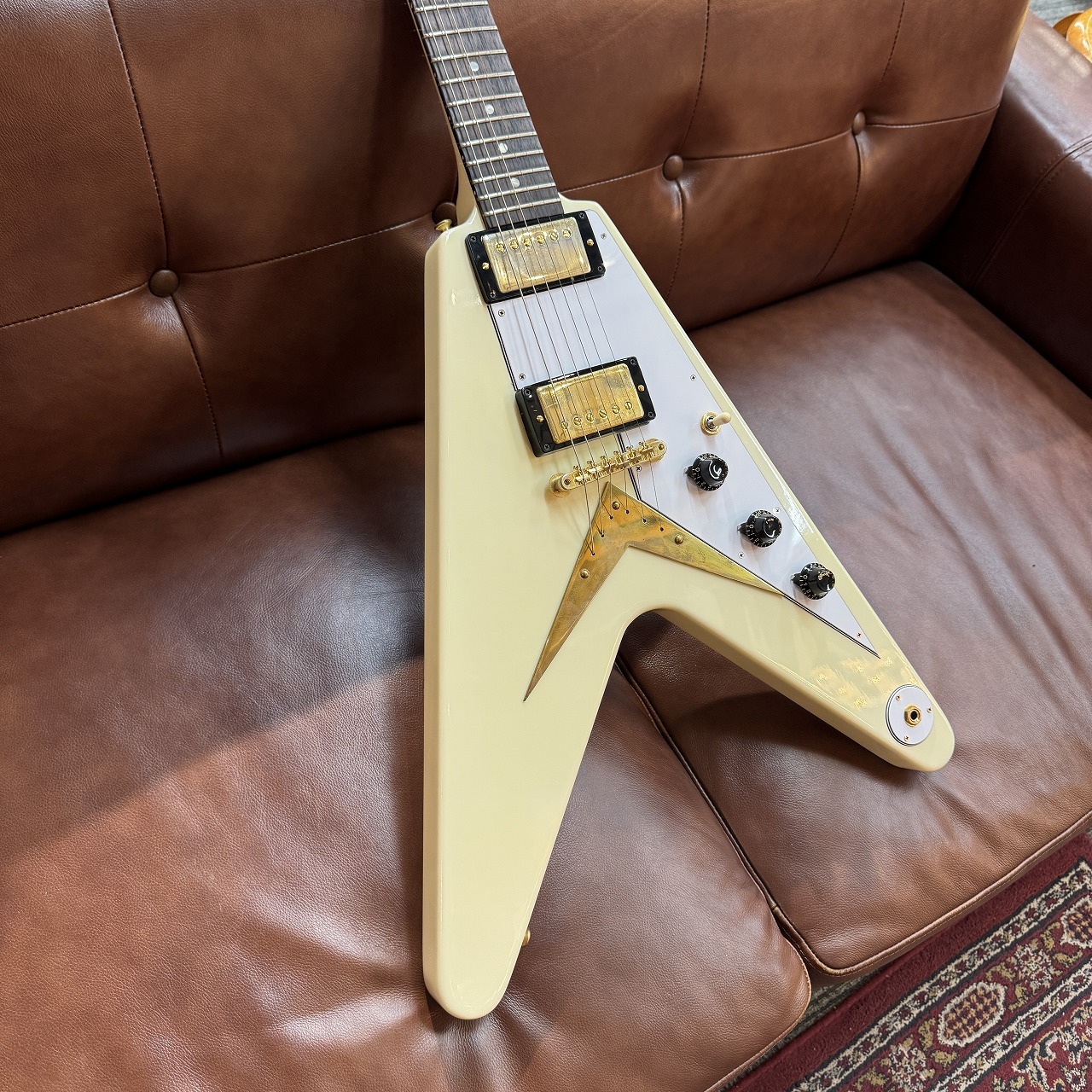 G*&様 Flying V エレキギター クリーム色 s-l1200.jpg