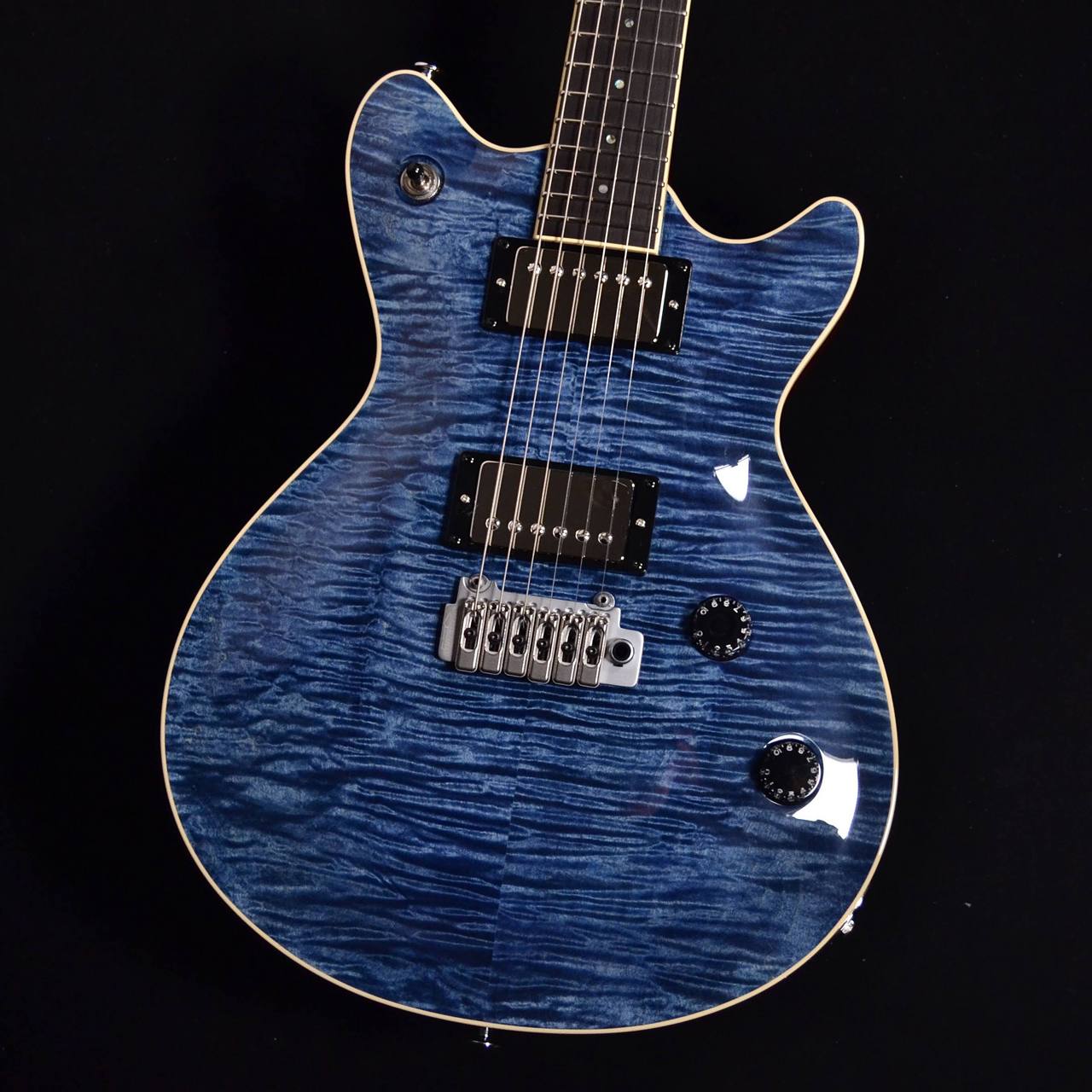 T's Guitars Arc-STD22 5A Exotic Flame Maple Top Arctic Blue【現物