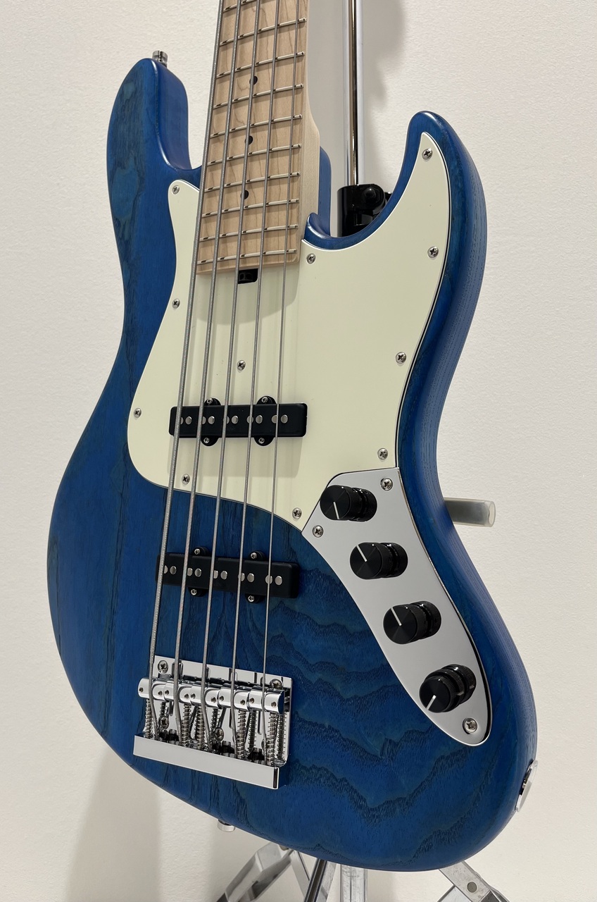 Sadowsky MetroLine ML21 VJ5 ASH / Blue Transparent Satin