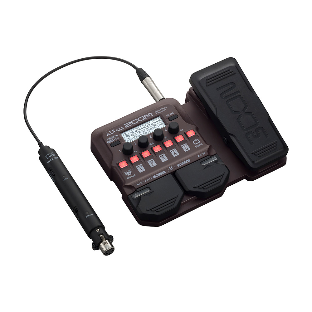 ZOOM A1X FOUR アコースティック楽器用 マルチエフェクター 純正
