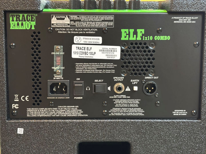 Trace Elliot ELF 1×10 combo TRACE ELLIOT ELF 1x10 Combo 小型ベースアンプ コンボ(トレース