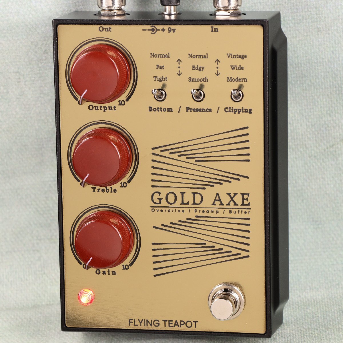flying teapot Gold Axe Overdrive Limited Antique Gold オーバー