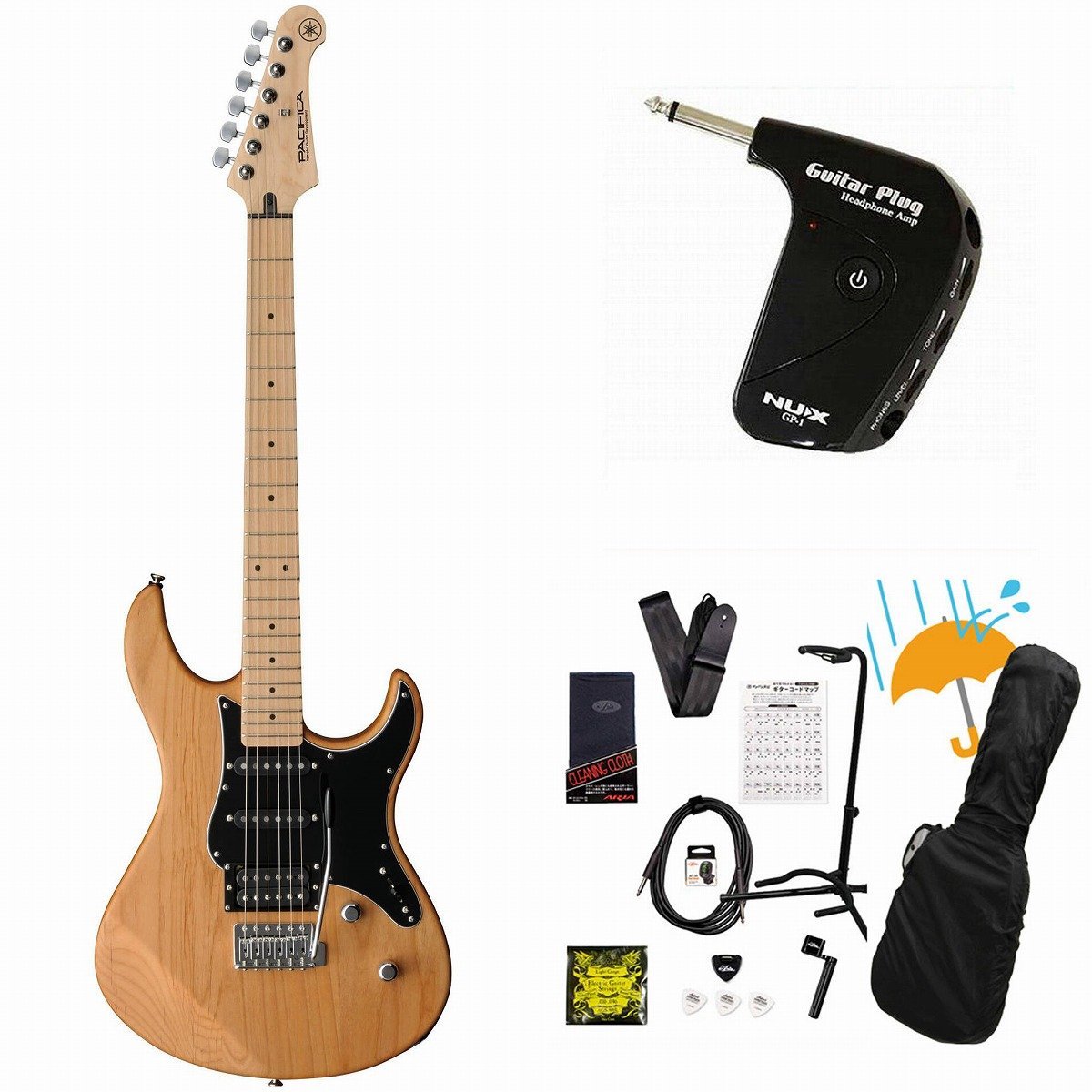 YAMAHA PACIFICA 112VMX YNS (イエローナチュラルサテン) ブラックピックガード  GP-1アンプ付属エレキギター初心者（新品/送料無料）【楽器検索デジマート】