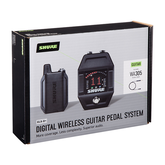 Shure GLXD16+J-Z2 ギターペダル・ワイヤレスシステム（新品