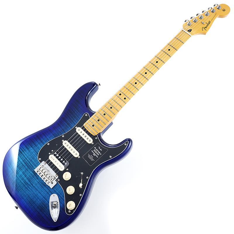 プレイテック エレキギター メタリックブルー HSS 22フレット Fender Limited Edition Player II Stratocaster HSS Figured
