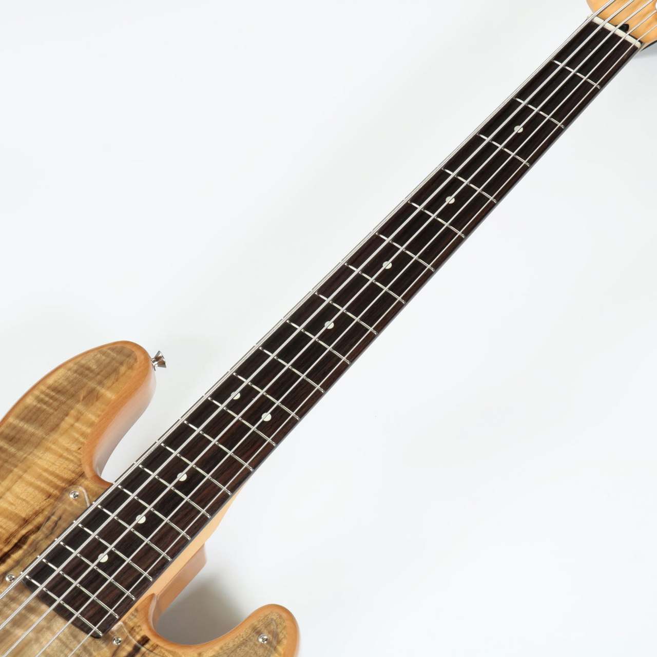 Fender ISHIBASHI FSR MIJ Hybrid II Jazz Bass V Myrtle Top Alder