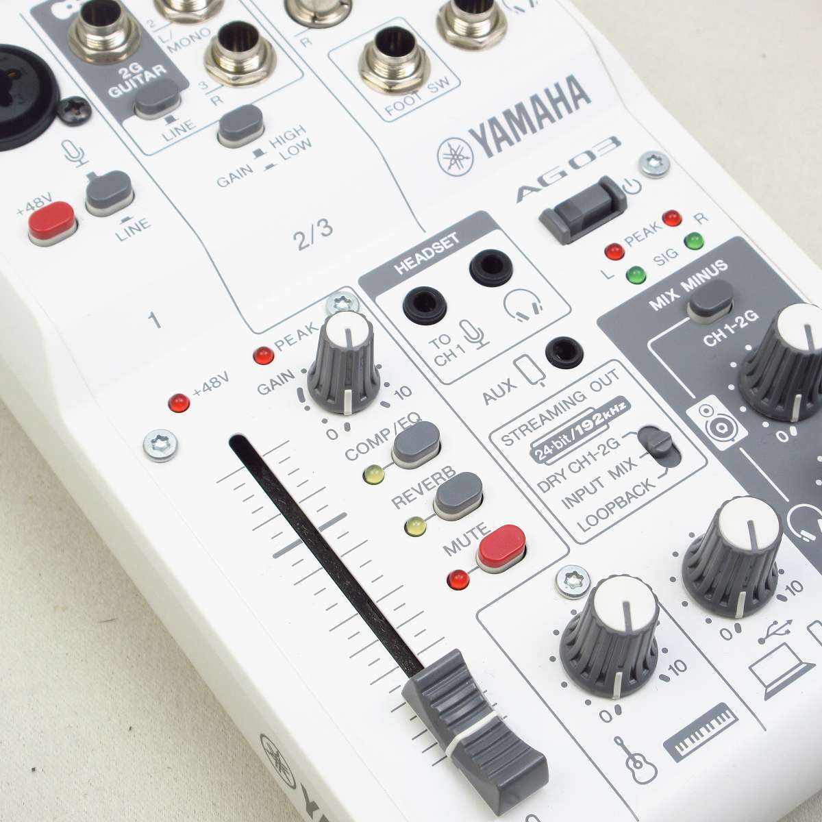 YAMAHA AG03 MK2 WH ライブストリーミングミキサー 【横浜店】（中古