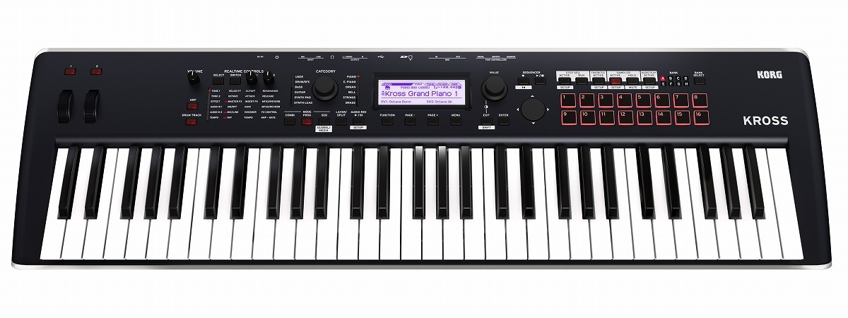 KORG KROSS2 61 DB (Dark Blue) [背負える専用ソフト・ケース