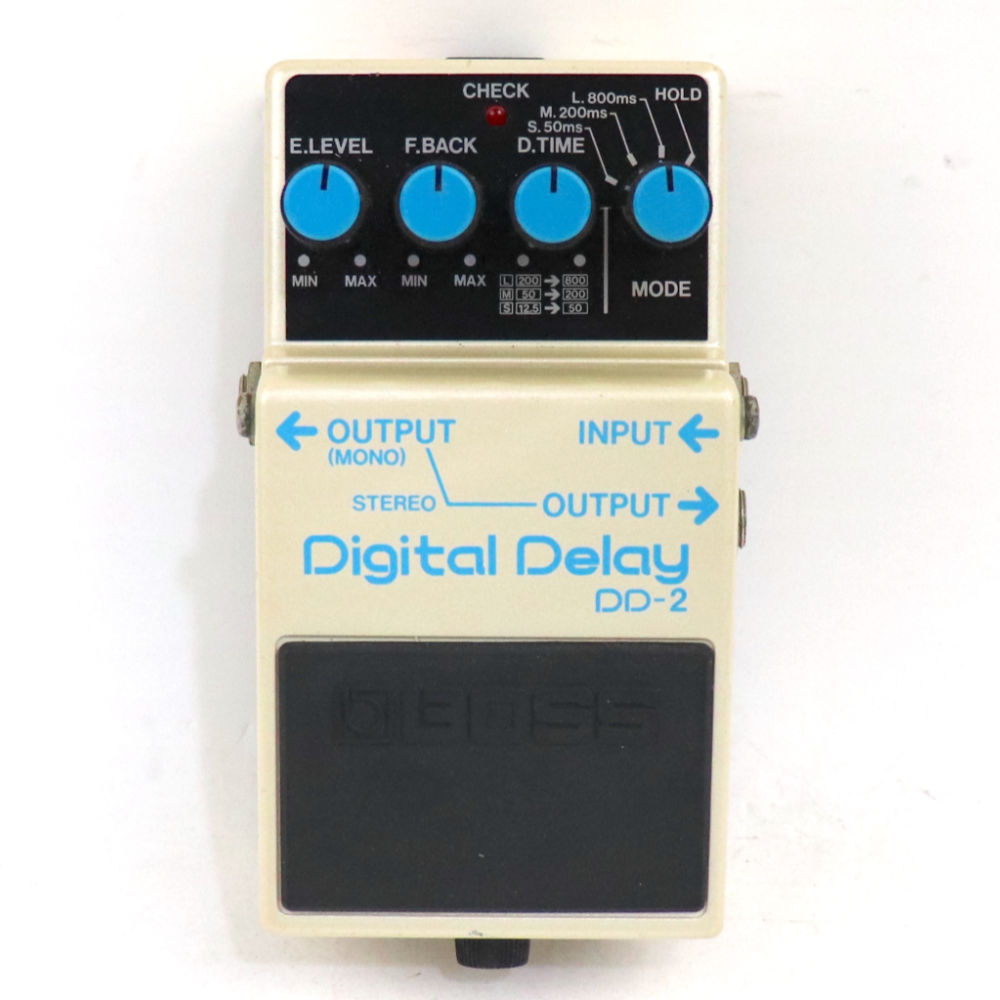 日本製品‼︎ BOSS デジタルディレイ DD-2 動作確認済み Boss DD-2 Digital Delay Guitar Effect Pedal Japan Blue Label