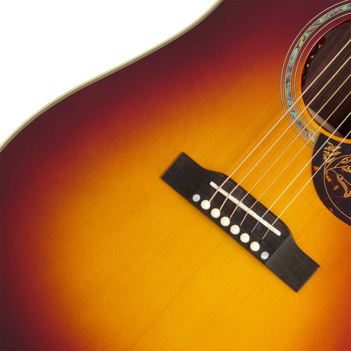 Epiphone Inspired by Gibson Custom Hummingbird Deluxe EC Autumn