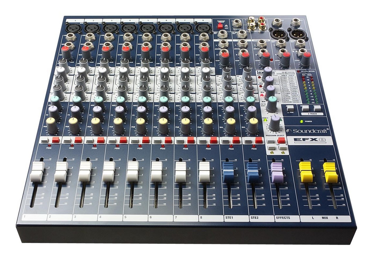 Soundcraft EFX8【多様な用途に応えるコンパクトミキサー】☆送料無料