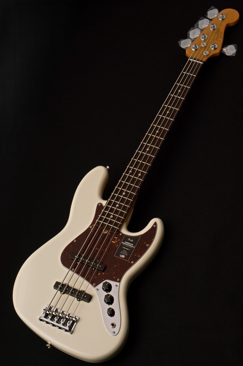Fender American Professional II Jazz Bass V -Olympic White