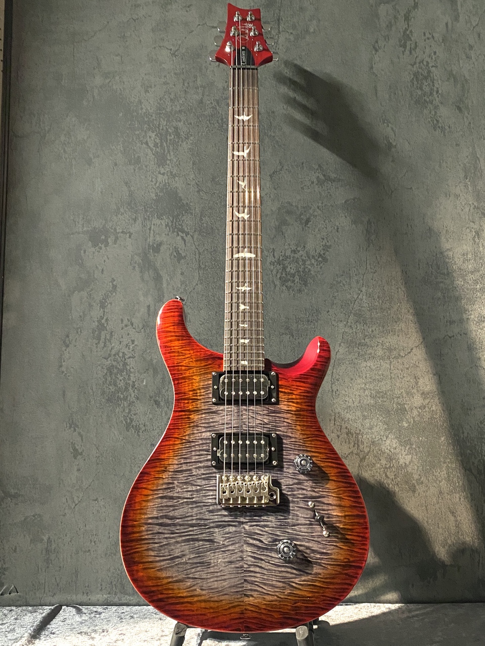 Paul Reed Smith(PRS) 【獄炎杢個体】SE Custom24 -Charcoal Cherry