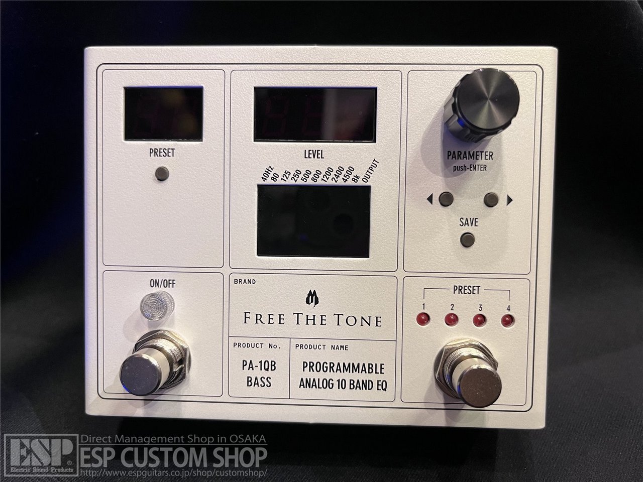 Free The Tone PA-1QB PROGRAMMABLE ANALOG 10 BAND EQ（新品/送料無料