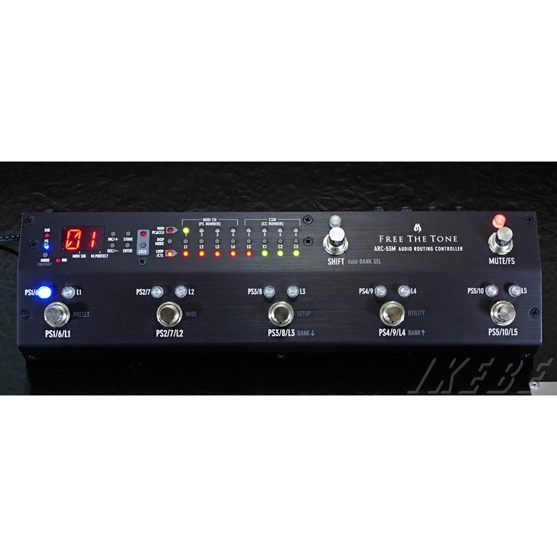 Free The Tone ARC-53M AUDIO ROUTING CONTROLLER 【BLACK COLOR MODEL