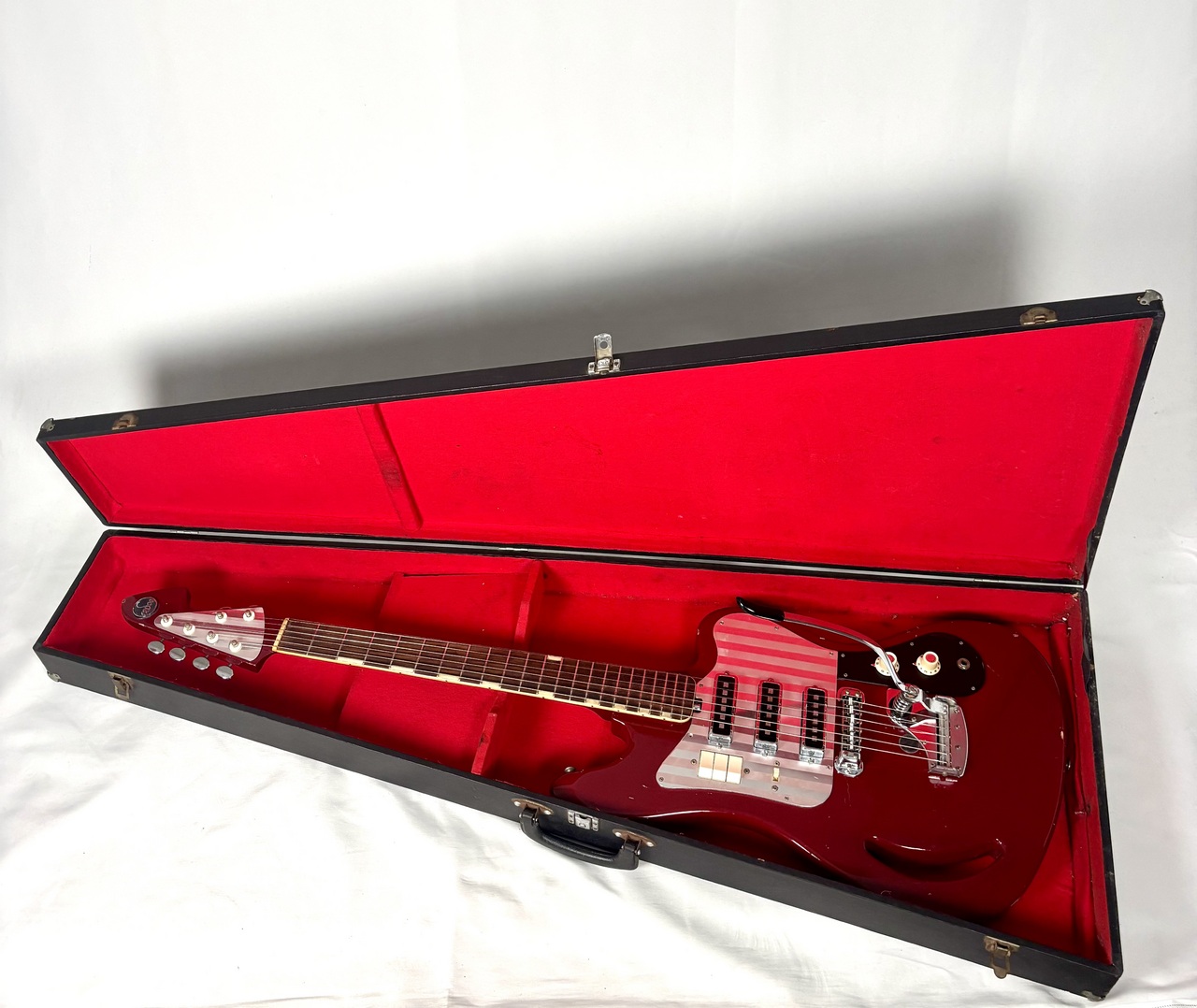 Teisco 【1960年代製】TG-64 -Red-【3.87kg】（ビンテージ）【楽器検索