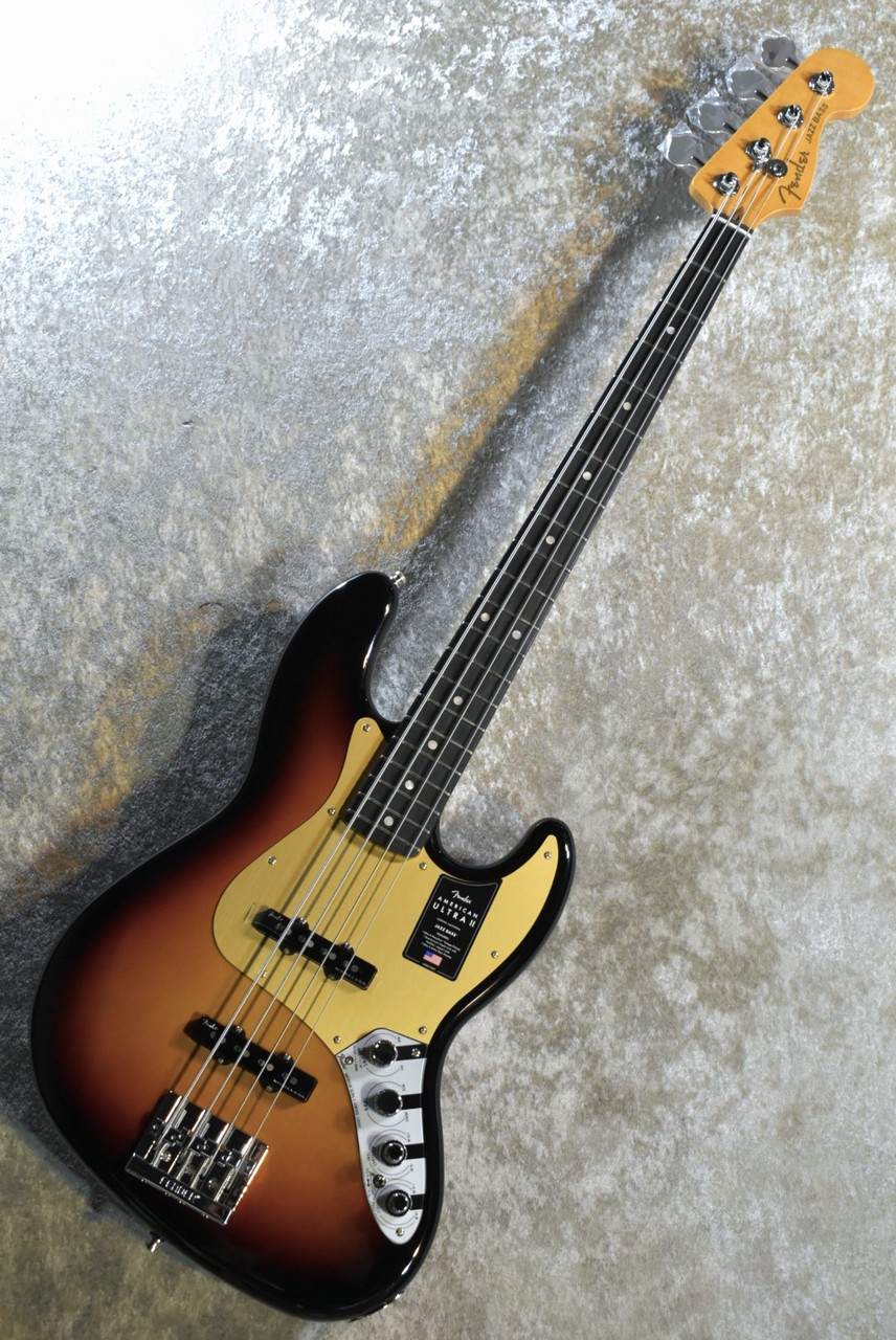 Fender American Ultra II Jazz Bass -Ebony Fingerboard, Ultraburst