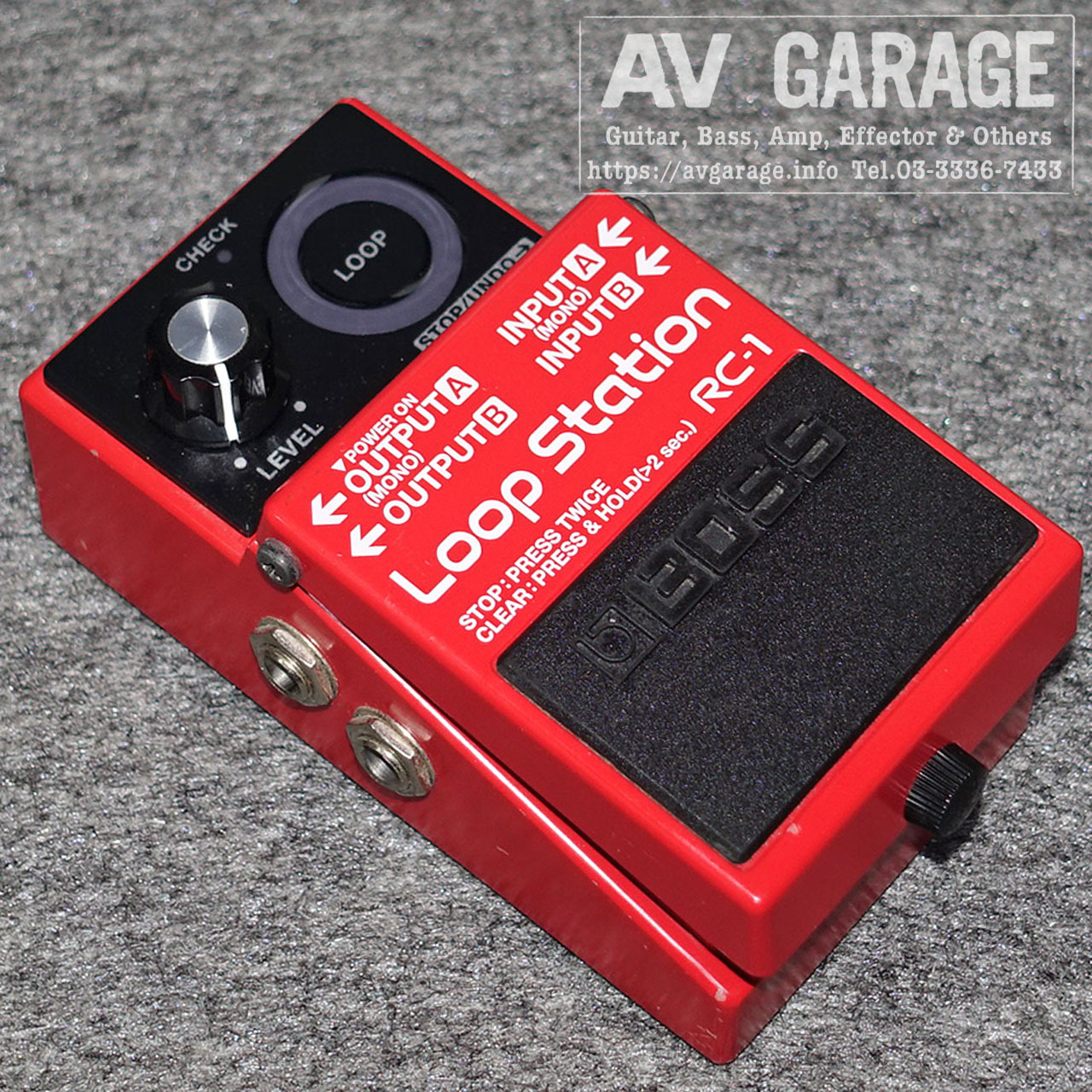 BOSS Loop Station ルーパー RC-1 使用中古品 BOSS RC-1 Loop Station（中古）【楽器検索デジマート】