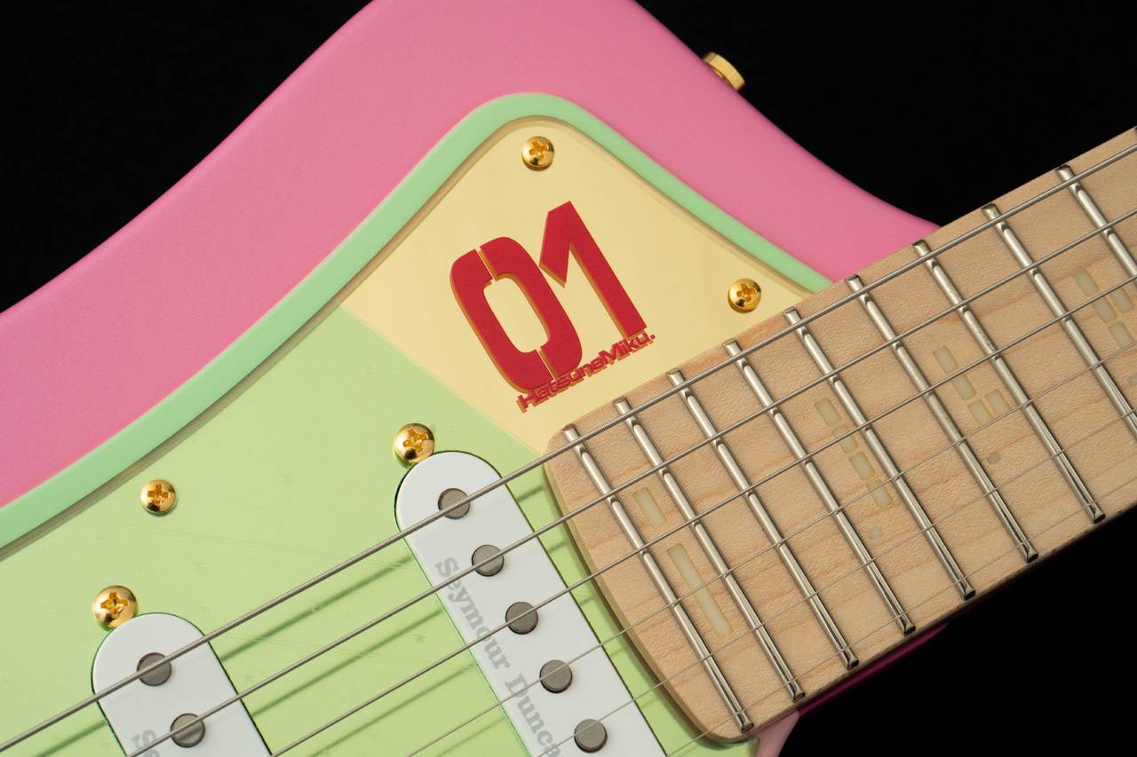 ミク（ギター再配送） EDWARDS Platinum E-STREAM-Miku-Custom -SAKURA MIKU Edition