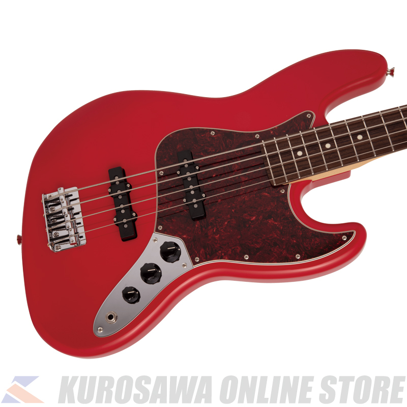 Fender Made in Japan Hybrid II Jazz Bass Rosewood Modena Red