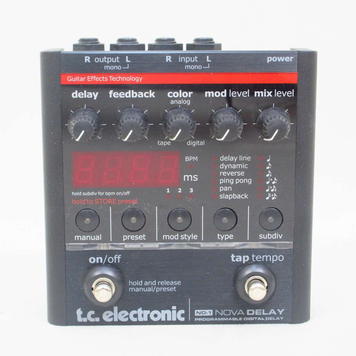 tc electronic ND-1 Nova Delay ディレイ 【横浜店】（中古）【楽器