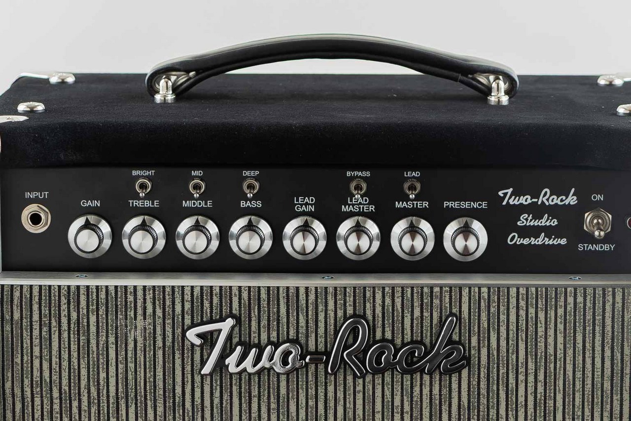 TWO ROCK Studio Overdrive 35Watt Head w/Black Suede/Pinstripe