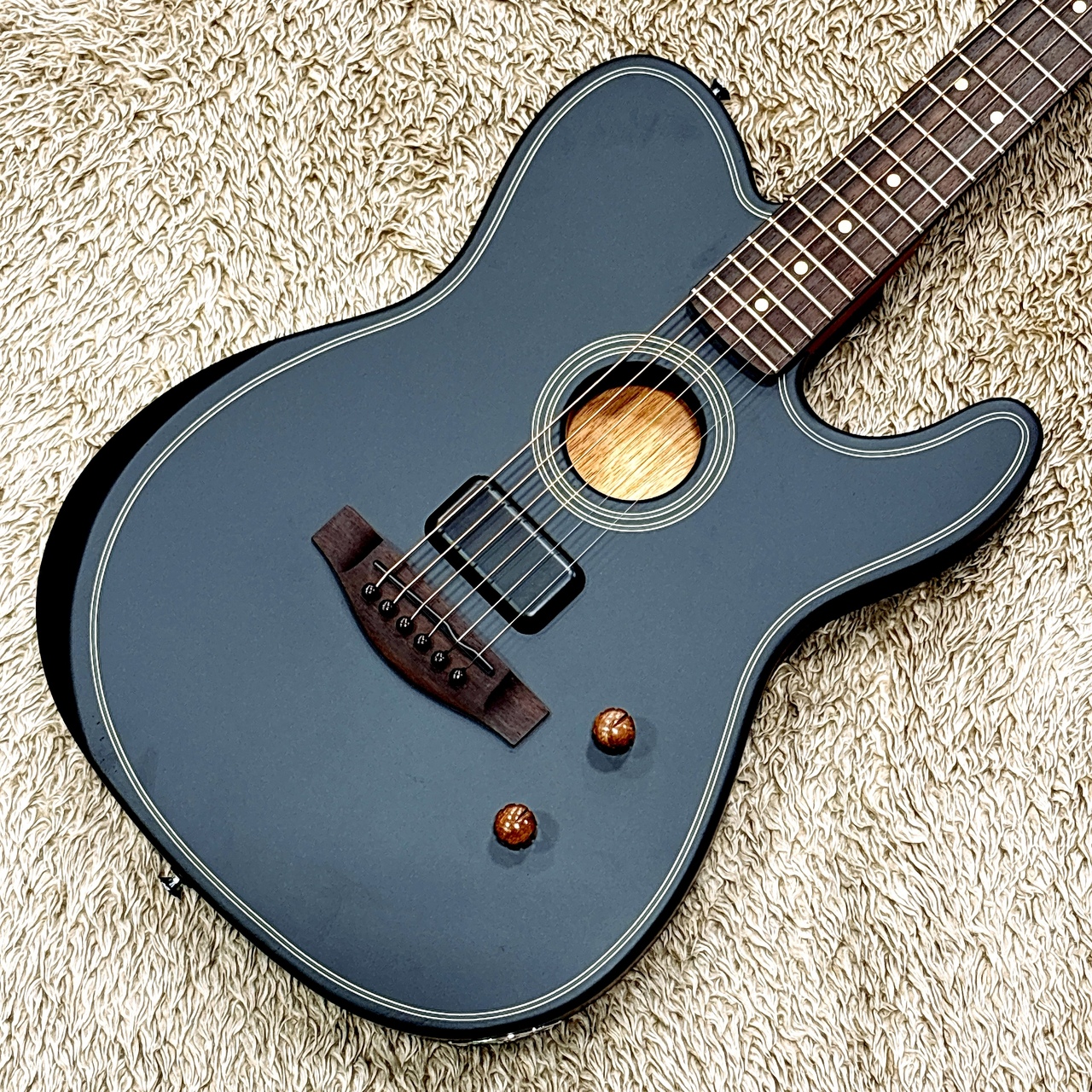 Fender Acoustasonic Standard Black アコスタ Fender Fender Acoustasonic Standard Telecaster Blackエレアコ