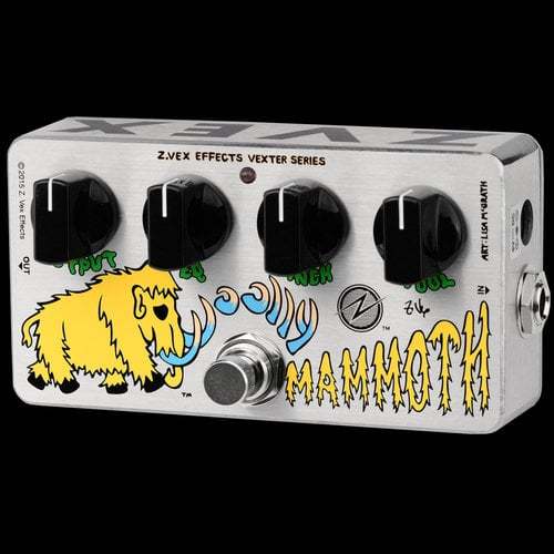 ベース Woolly Mammoth Zvex Woolly Mammoth 7 Fuzz NAMM Custom Hand Painted A080