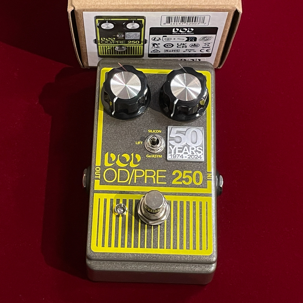 DOD Overdrive Preamp 250 50th Anniversary 【限定モデル DOD Overdrive Preamp 250 50th Anniversary 【限定モデル