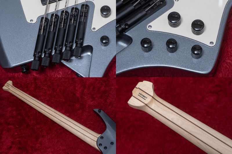 HEX Guitars / NB505 5弦ベース　綺麗です。 韓国の気鋭メーカー「HEX GUITARS」によるヘッドレス5弦ベース