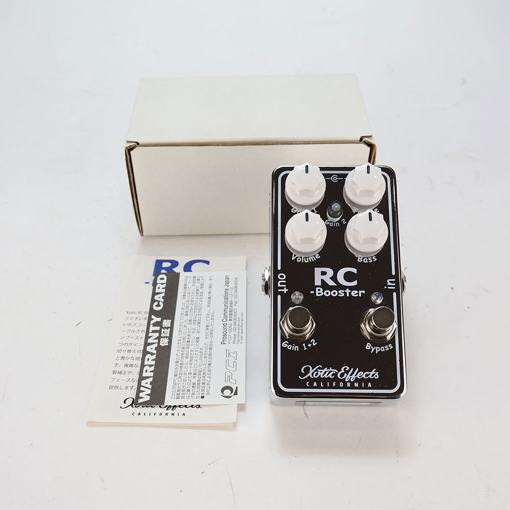 Xotic 【中古】 ブースター エフェクター Xotic RC Booster Chrome