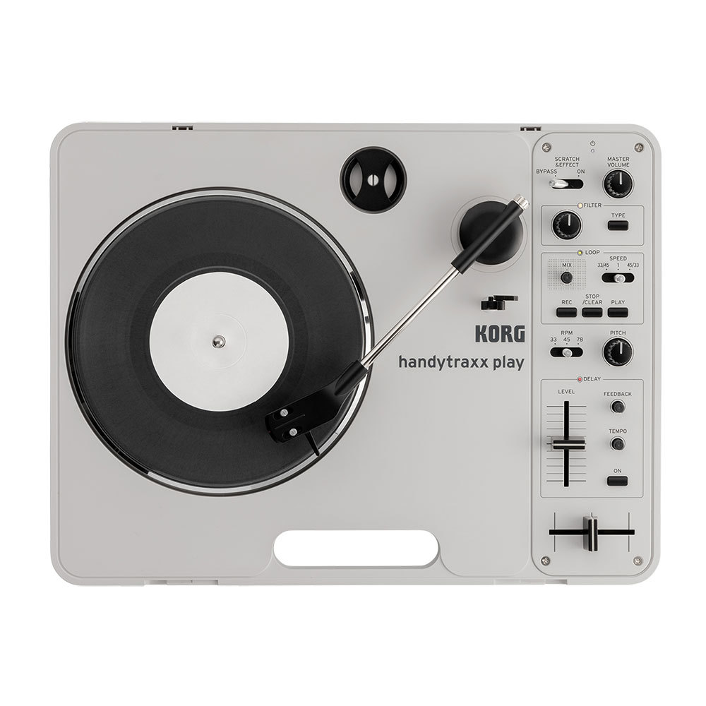KORG handytraxx play ポータブルレコードプレーヤー新品未開封 handytraxx play - PORTABLE RECORD PLAYER | KORG (Japan)