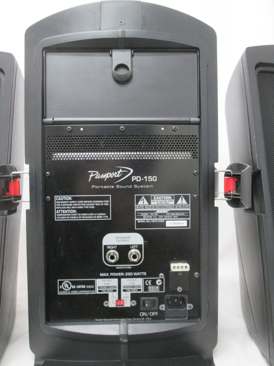 ☆ Fender BOSE ボーズ ポータブル PA システム Passport PD-150